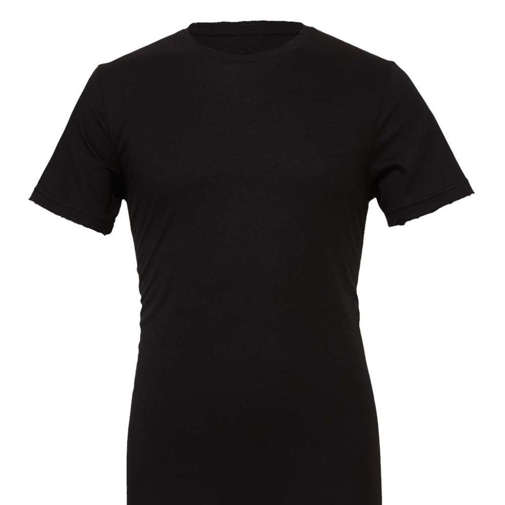 **BRAND NEW ** Solid Black Blend Blank Bella Canvas Unisex Tshirt Wholesale